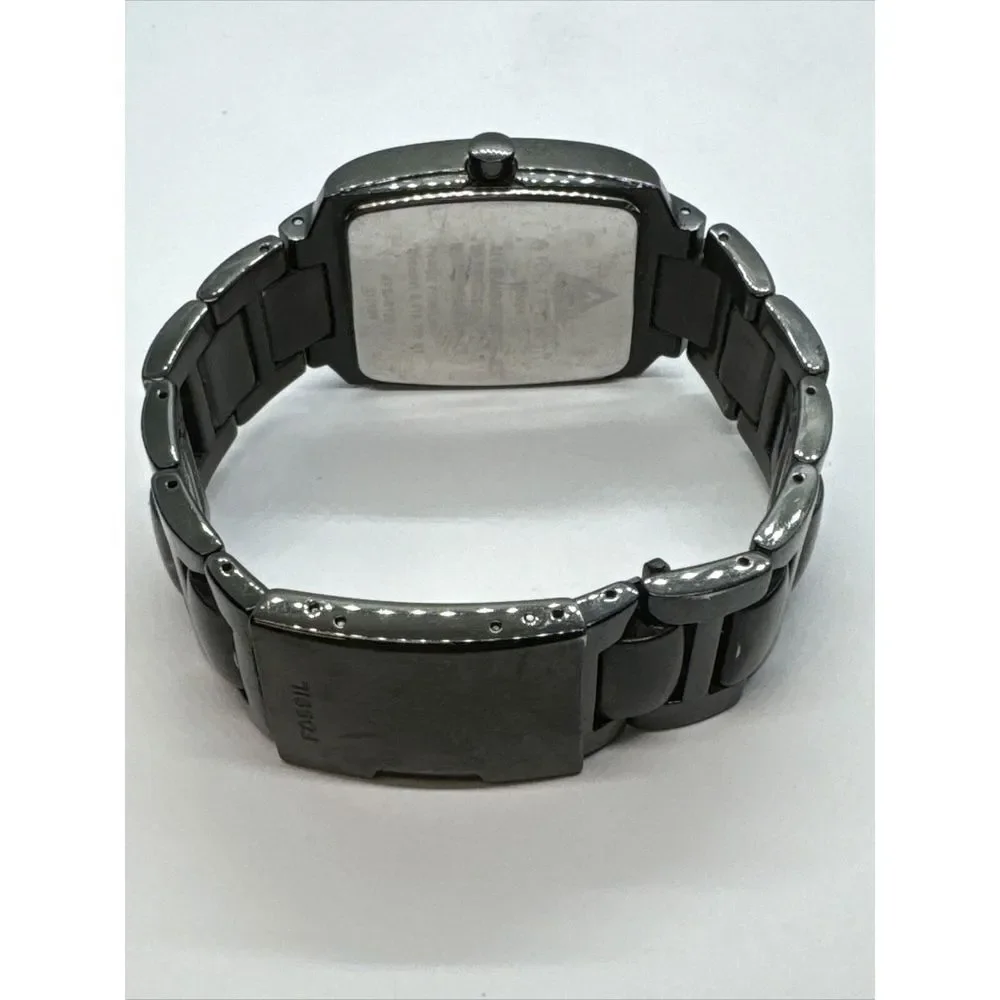 Fossil FS4120 Men's Black Stainless Steel Analog Dial Quartz Wrist Watch JNA343